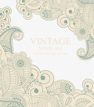 唯美矢量结婚邀请函设计素材免抠