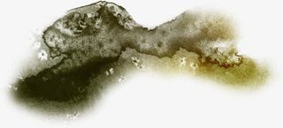 艺术水墨山水画美景免抠