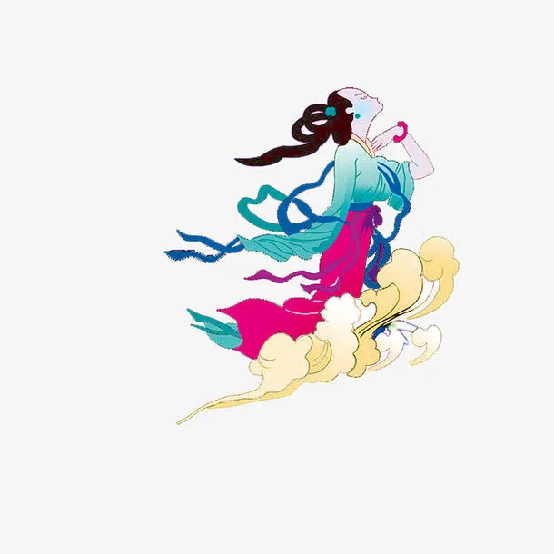 嫦娥奔月免抠