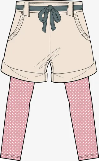 粉色女人打底裤免抠