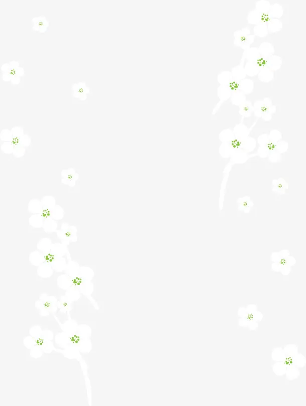 浅色小清新花卉图片素材免抠