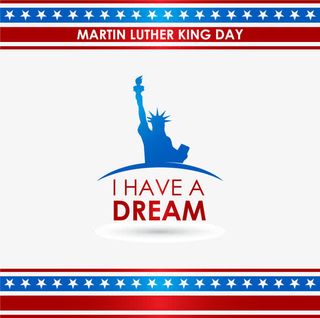 星条旗边框自由女神免抠