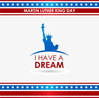 星条旗边框自由女神免抠