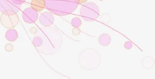 粉色漂浮树枝装饰免抠