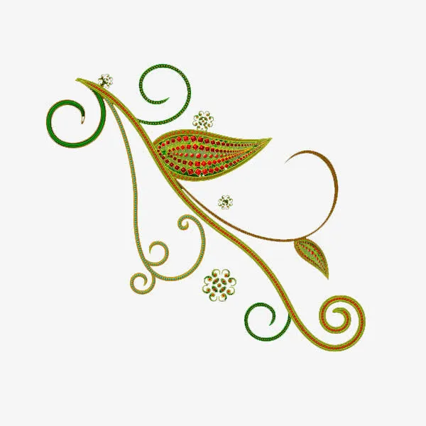 装饰花纹边框免抠