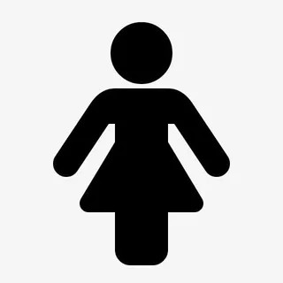 女厕所标志图标免抠