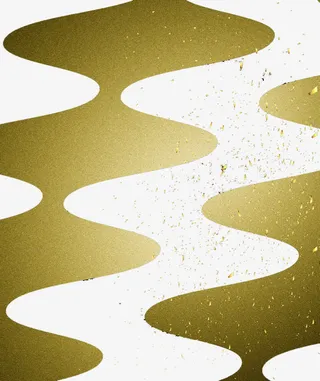 大波浪矩形免抠