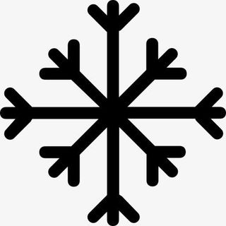 雪花晶体的形状图标免抠