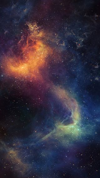 科技夜晚星空手机端H5背景高清