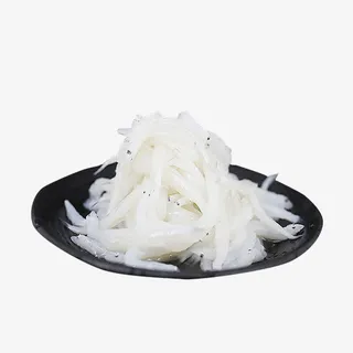 实物小银鱼侧视图免抠