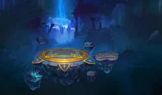 游戏场景蓝色光效合成效果免抠背景卡通/手绘元素