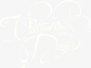 白色彩条装饰情人节免抠