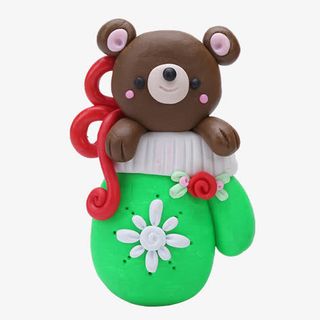 小熊彩陶作品免抠