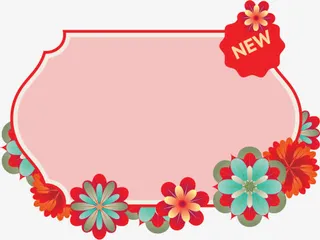 婚礼邀请卡图片矢量花纹免抠