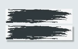 水墨笔刷墨笔免抠