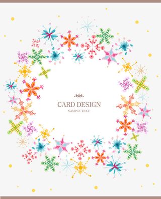 环形矢量背景底纹素材