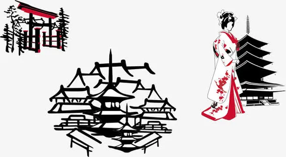 经典日本元素素材免抠