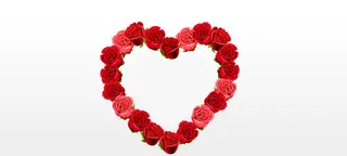 唯美大气大红玫瑰花海报背景