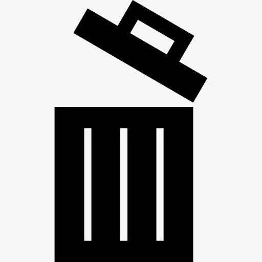 打开垃圾桶图标免抠