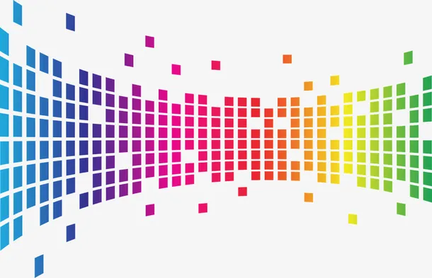 高科技方块背景