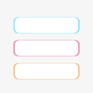 手绘创意不规则图形装饰免抠