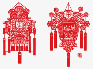 元宵春节灯笼免抠