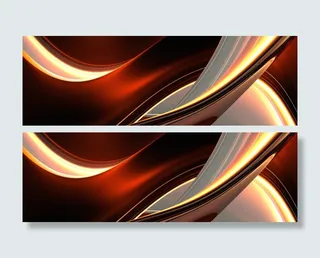 酷炫金属背景banner素材