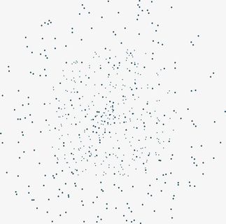 蓝色飞溅斑点免抠