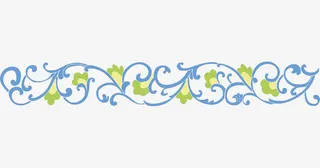 花环中国风边底免抠