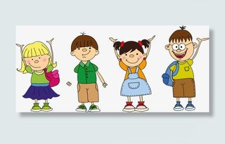 可爱的卡通人偶免抠