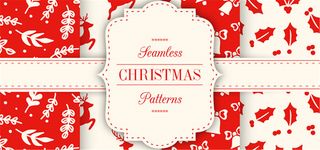 圣诞节碎花背景高清