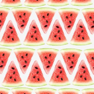 西瓜水果切片免抠