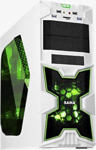 台式数码电脑主机七夕免抠