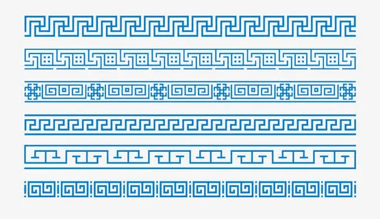 中式边框文理免抠