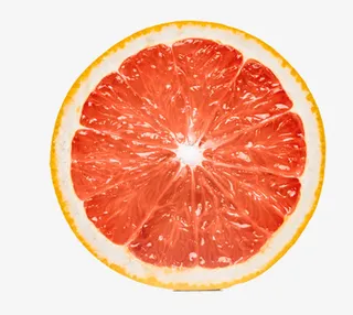一片红心蜜柚切片免抠