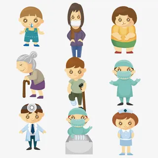 病人与医生免抠