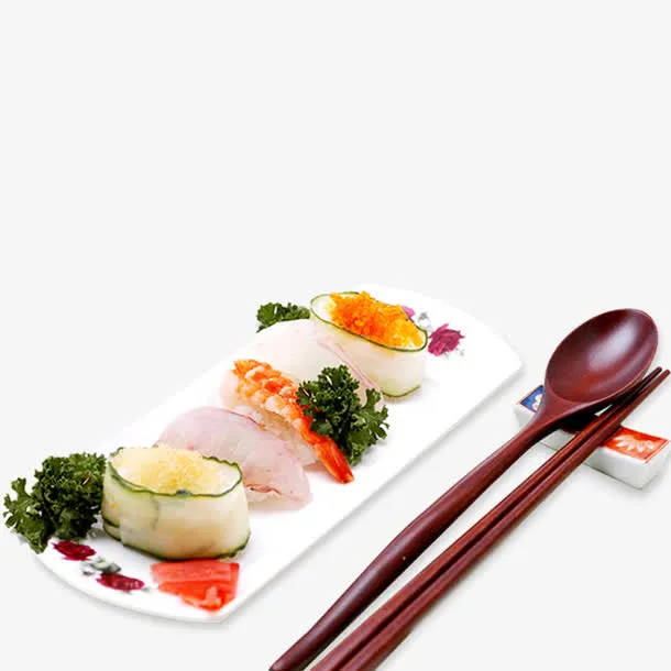 韩国美食寿司png素材免抠