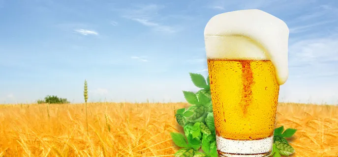 啤酒海报背景高清