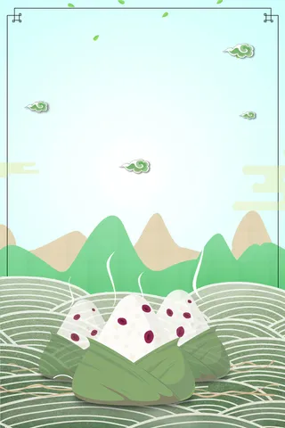 浓情端午粽动员促销海报高清