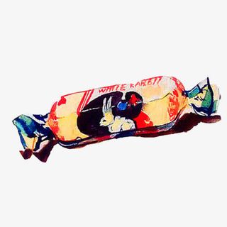 大白兔奶糖手绘画素材图片免抠