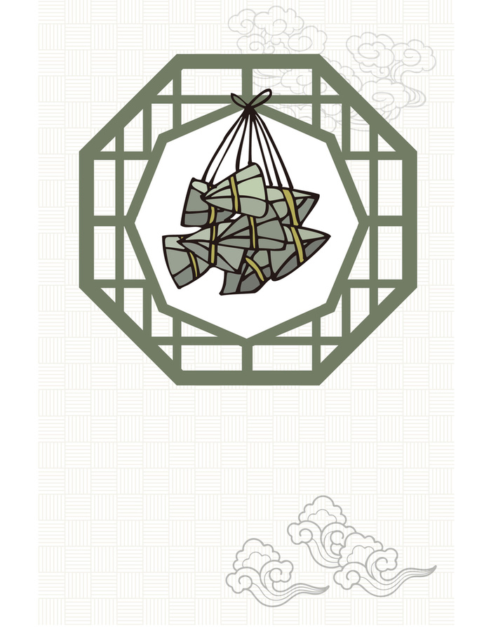 花纹纹理传统元素端午节平面广告高清