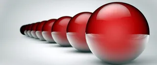 红色 球 质感 渐变高清