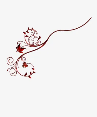 中国风红色装饰素材免抠