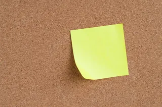 黄色便签纸标签免抠