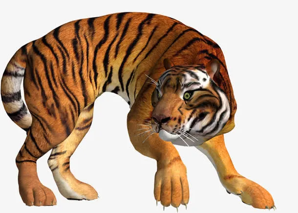 中国风猛虎免抠