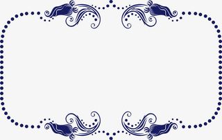 欧风边框简单免抠