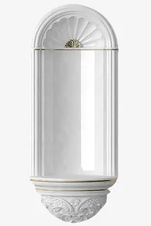 白色瓷砖大理石墙免抠