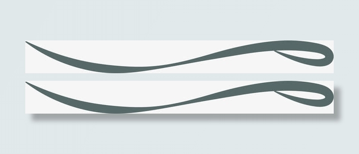 简单柔美线条免抠