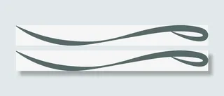 简单柔美线条免抠