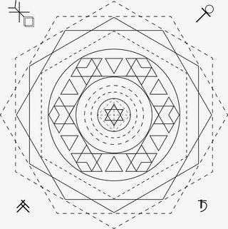 手绘线条图案叠加免抠